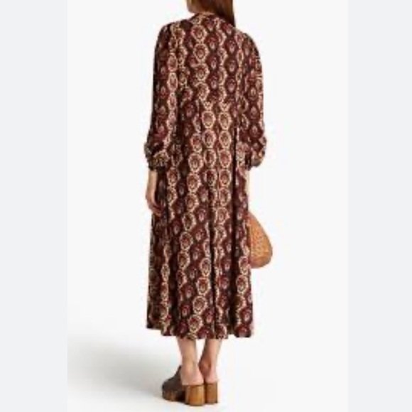 Bytimo Floral Tassel Midi Dress Large - Picture 2 of 10